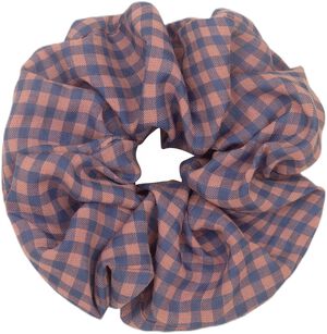 Mimi & Lula - Scrunchie h&aring;relastik - Giant Checked Dreamland