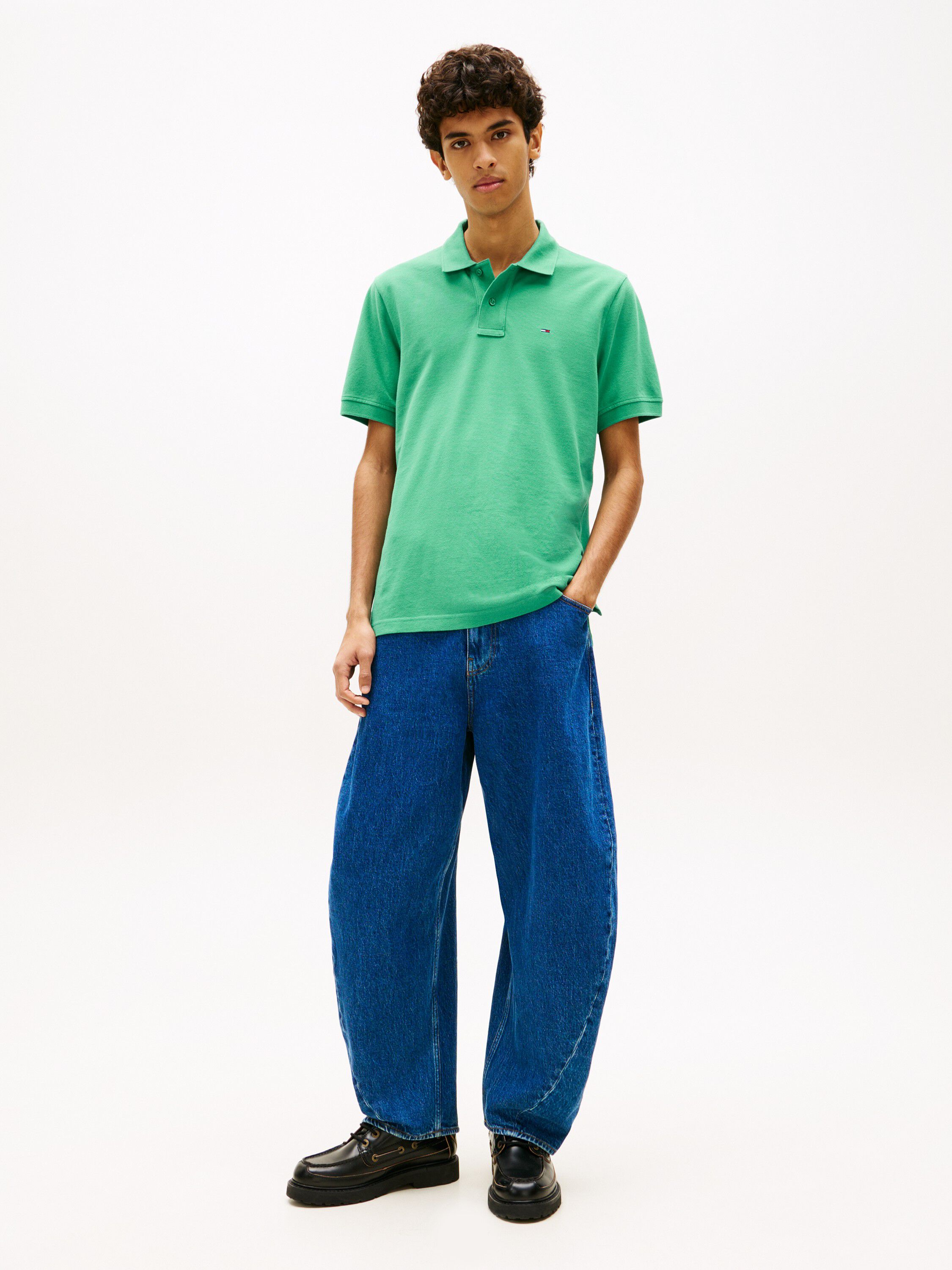 Hilfiger Flag Regular Fit Pique Polo Shirt