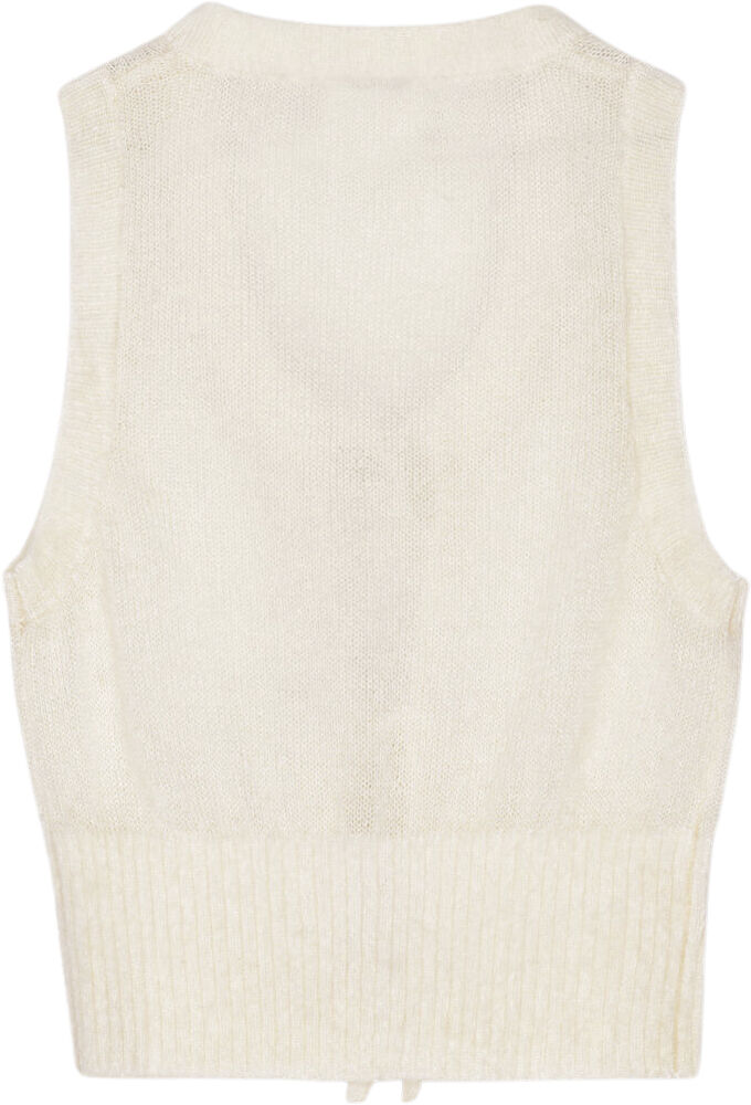 Light Mohair Tie String Vest
