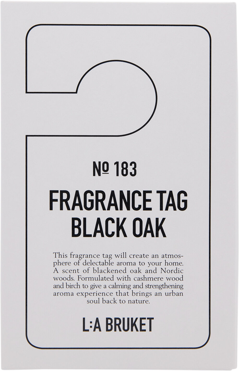 183 Fragrance Tag Black Oak