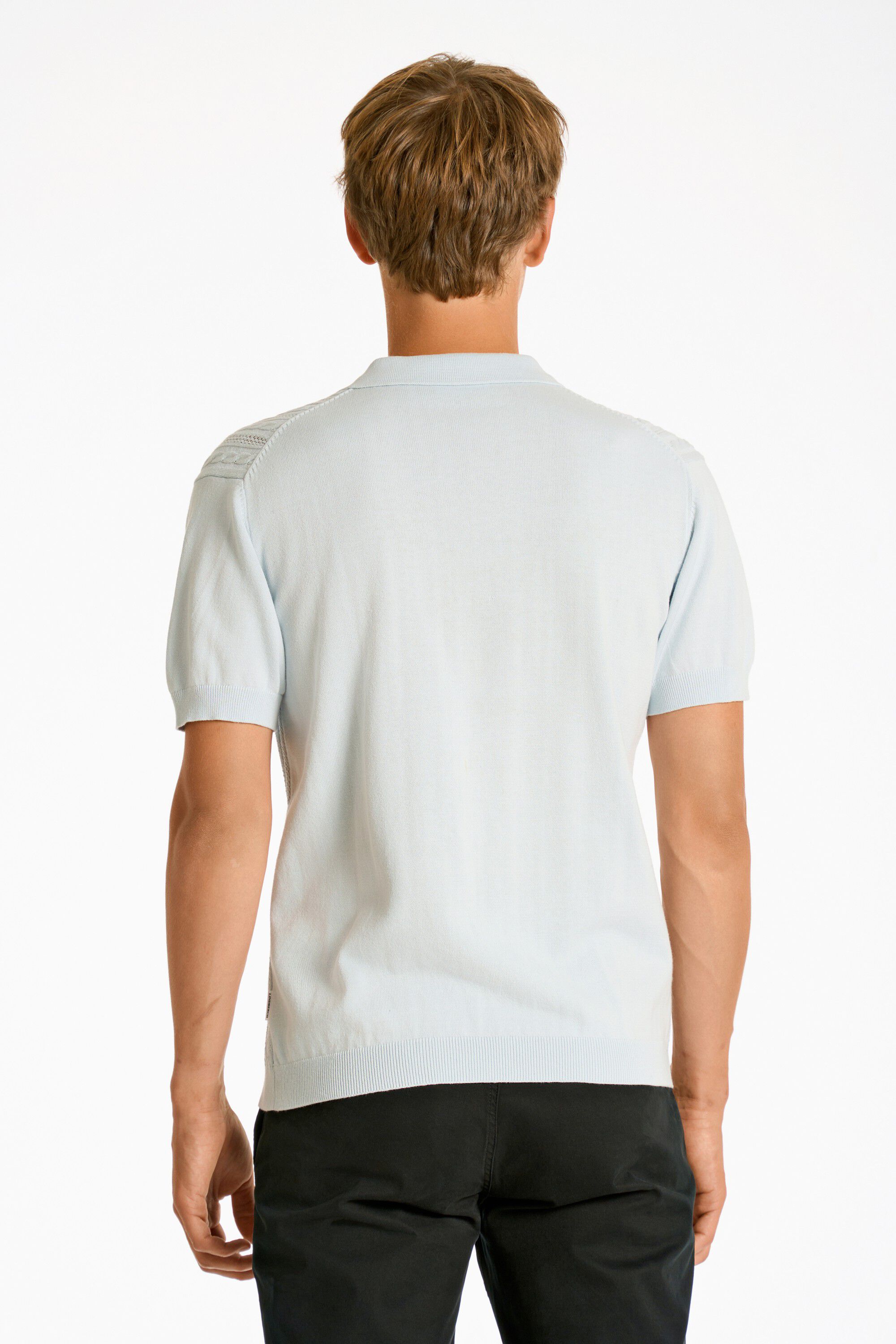 Knitted S/S cable cardigan