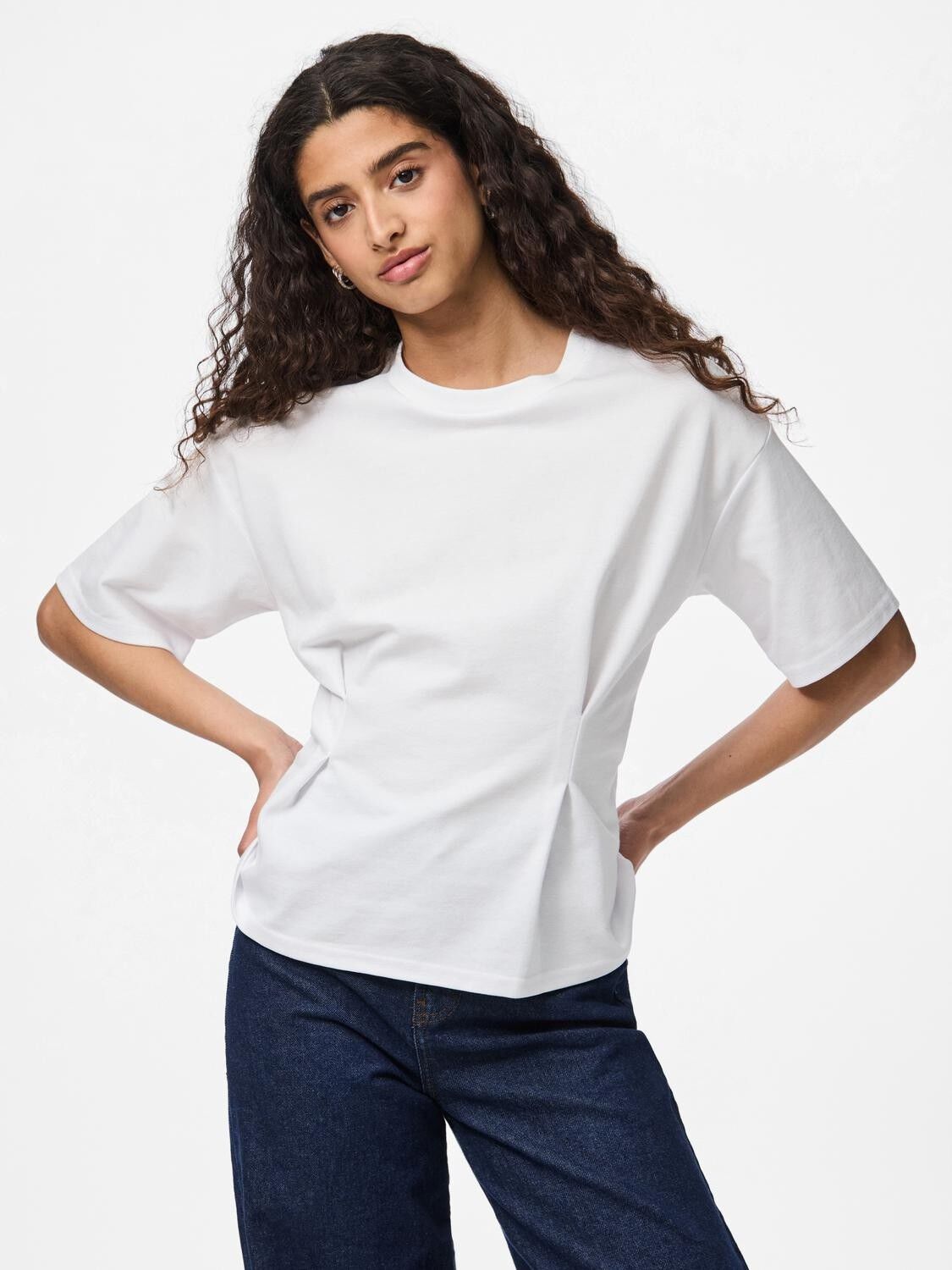 PCSKYLAR SS O-NECK FITTED TEE D2D J