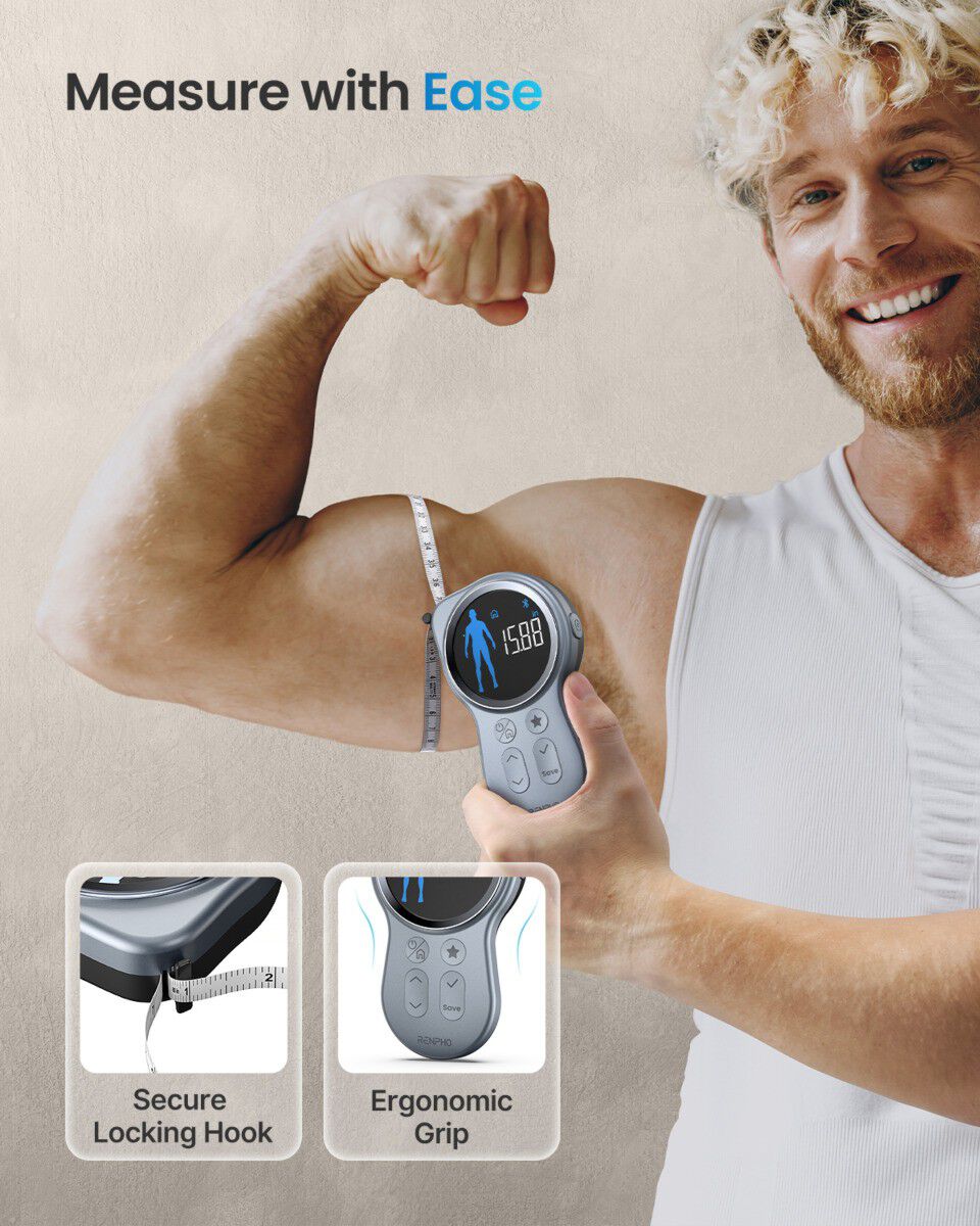 Smart Tape Measure+ - BLE - 3 Mode - Large Round Screen