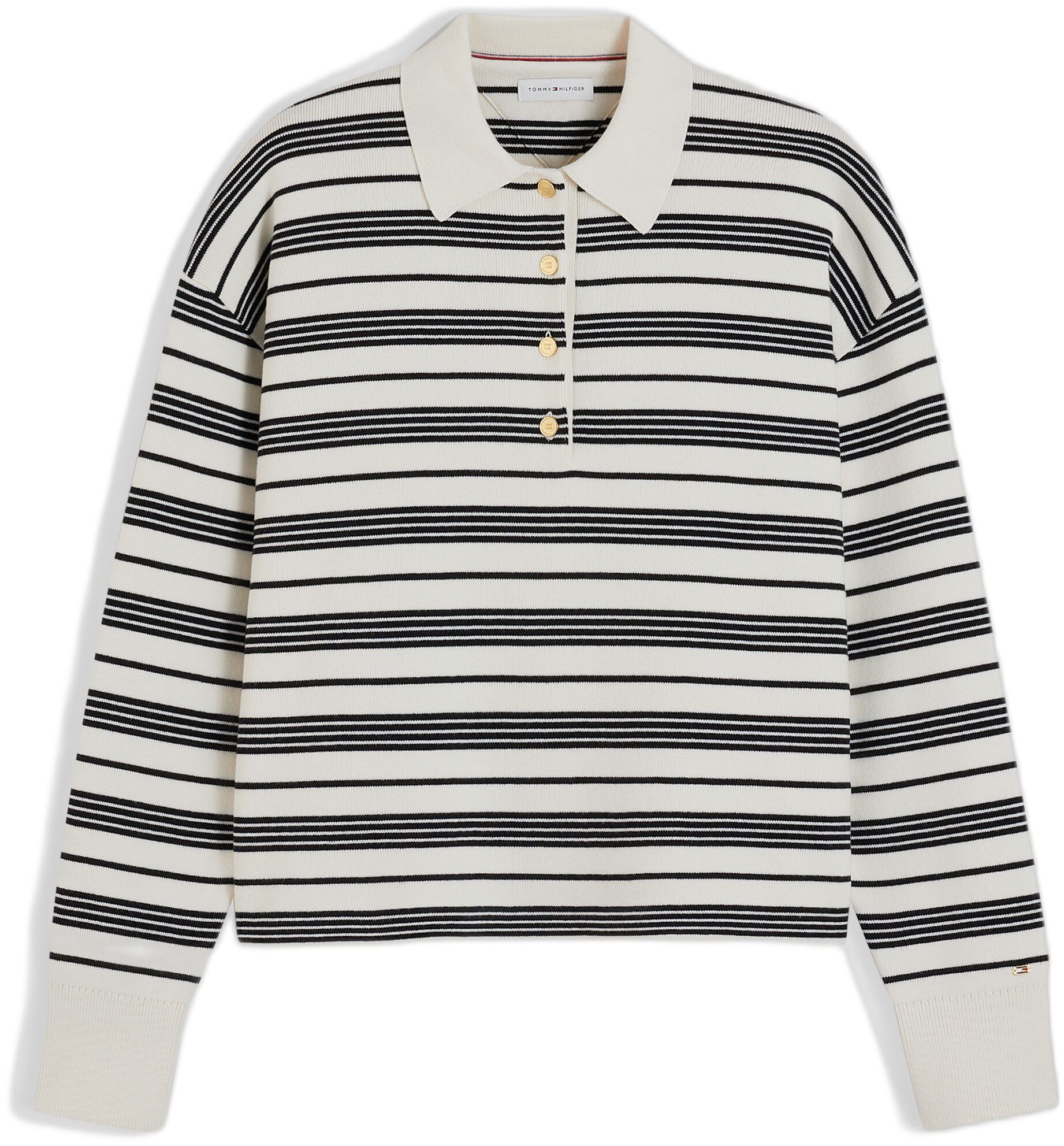 COTTON FULL NEEDLE POLO LS