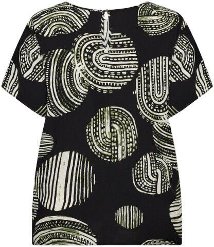 Curvy WA-MEDINE 1 Bluse Sort