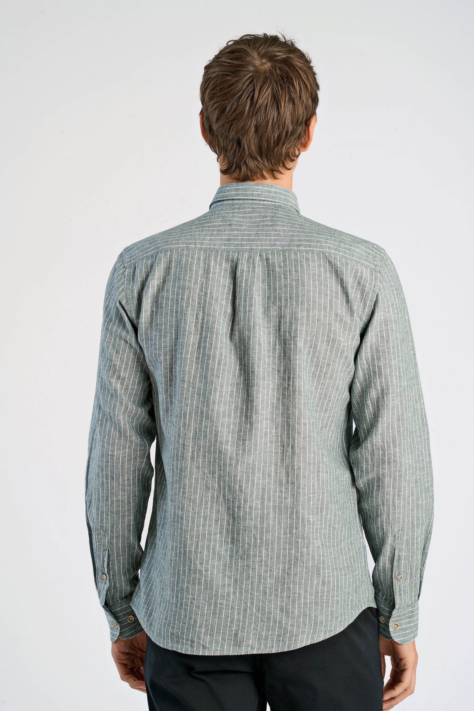 Cotton/linen shirt L/S
