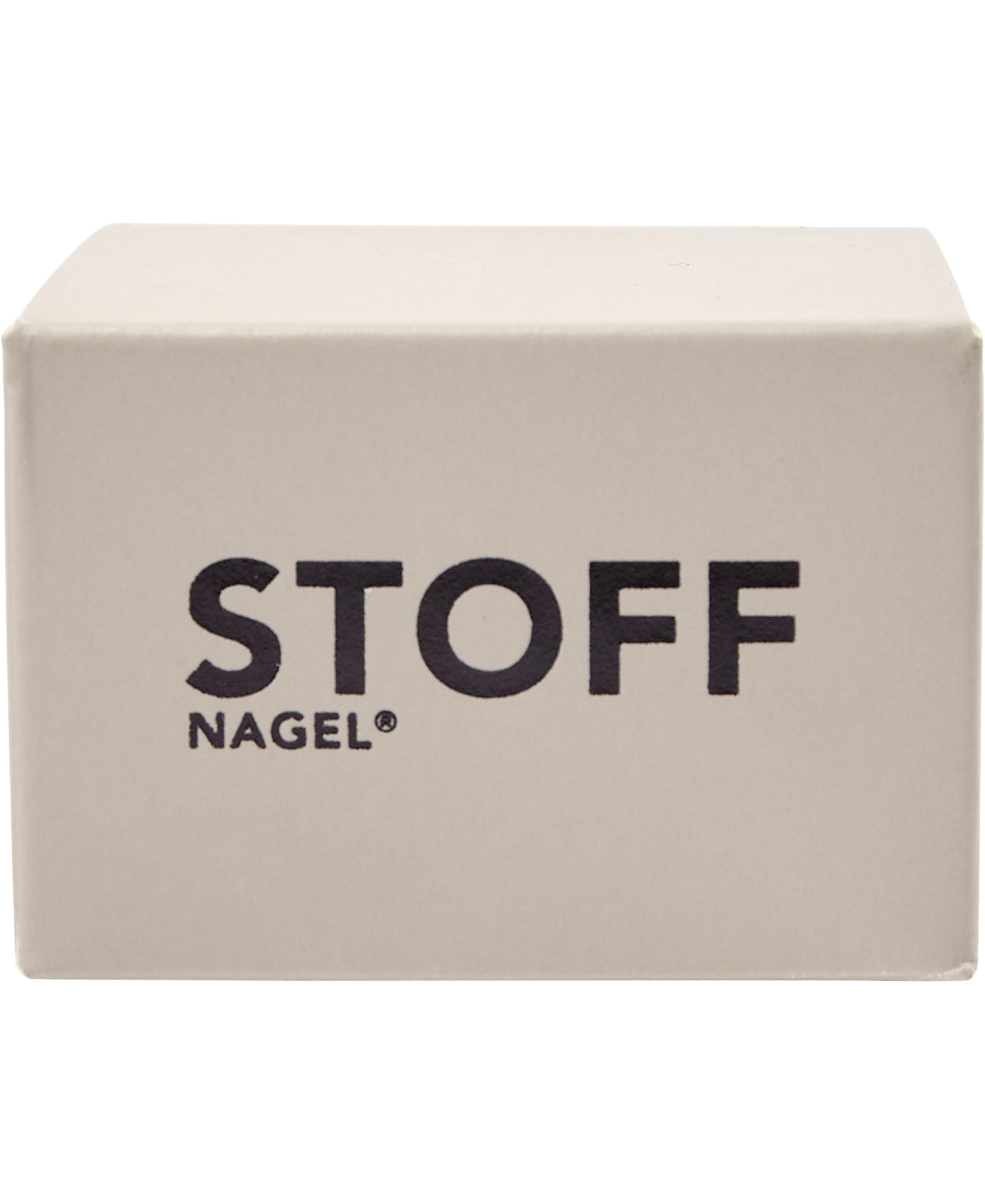 STOFF Nagel reflect candle holder, small - black chrome/sort