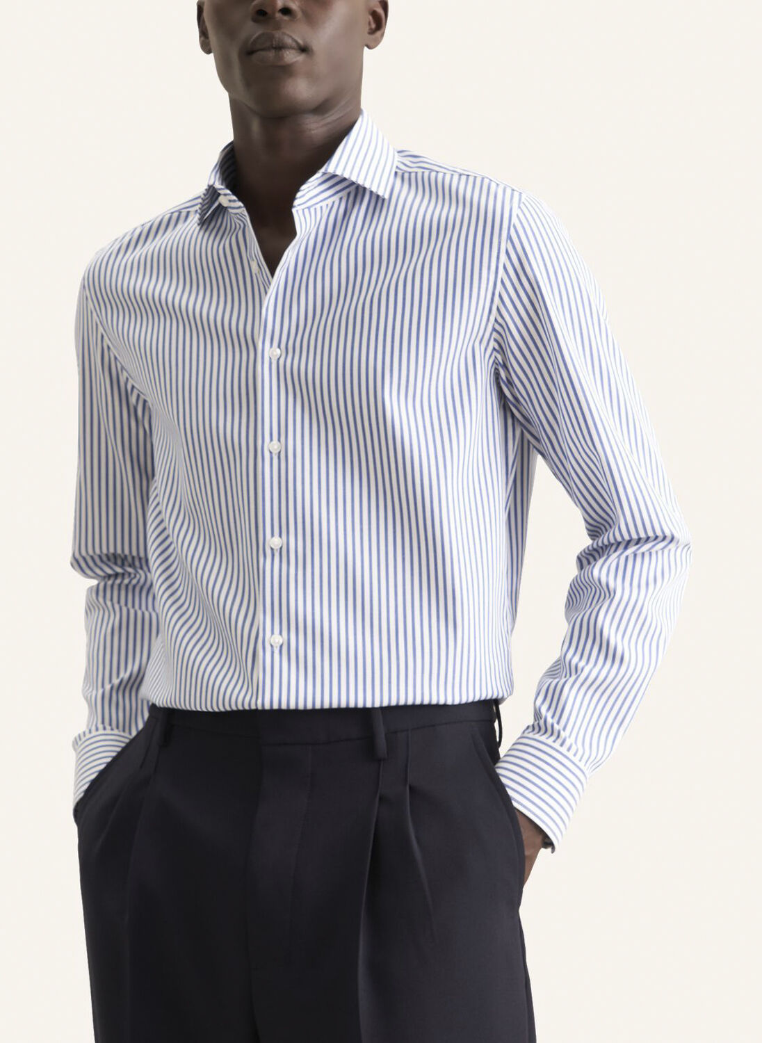 Business shirt Slim 1/1 Kent-Collar Stripe