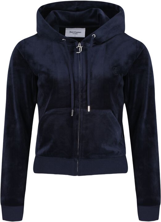 Robertson Classic Velour Zip Trough Hoodie