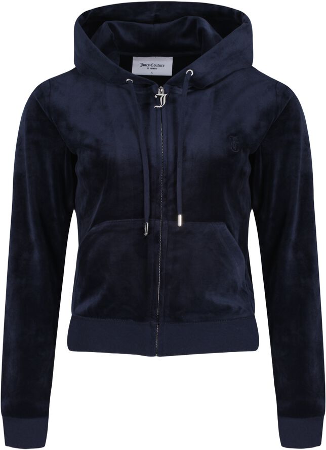 Robertson Classic Velour Zip Trough Hoodie