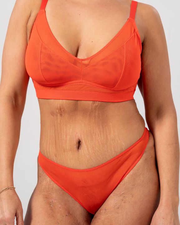 Mesh Support Bra