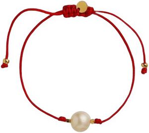 Big Pearl Berrie Armbånd - Red