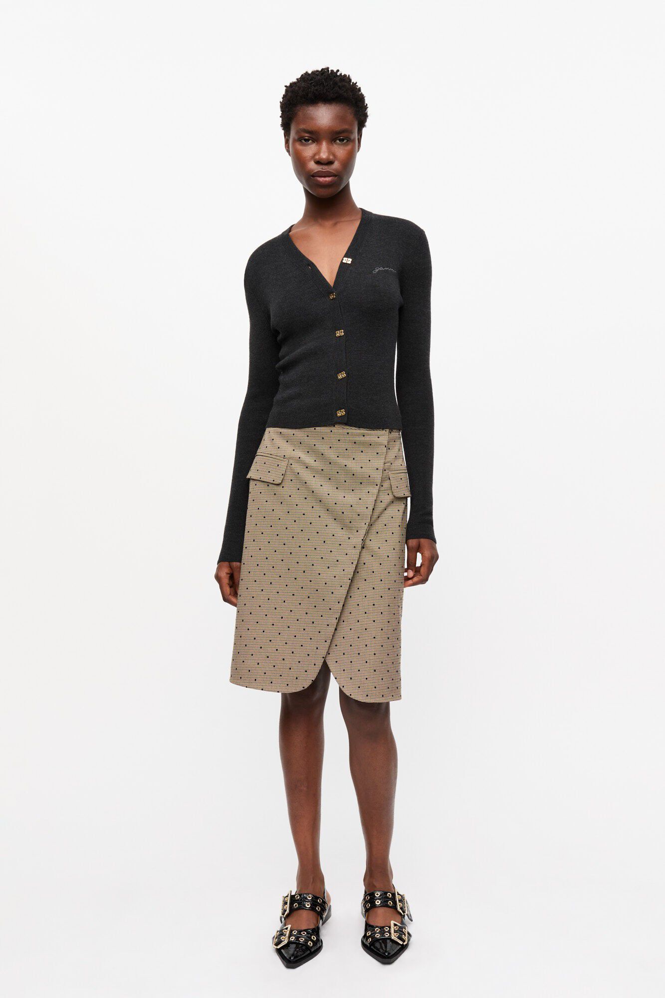 Mini Ribbed Merino Cardigan