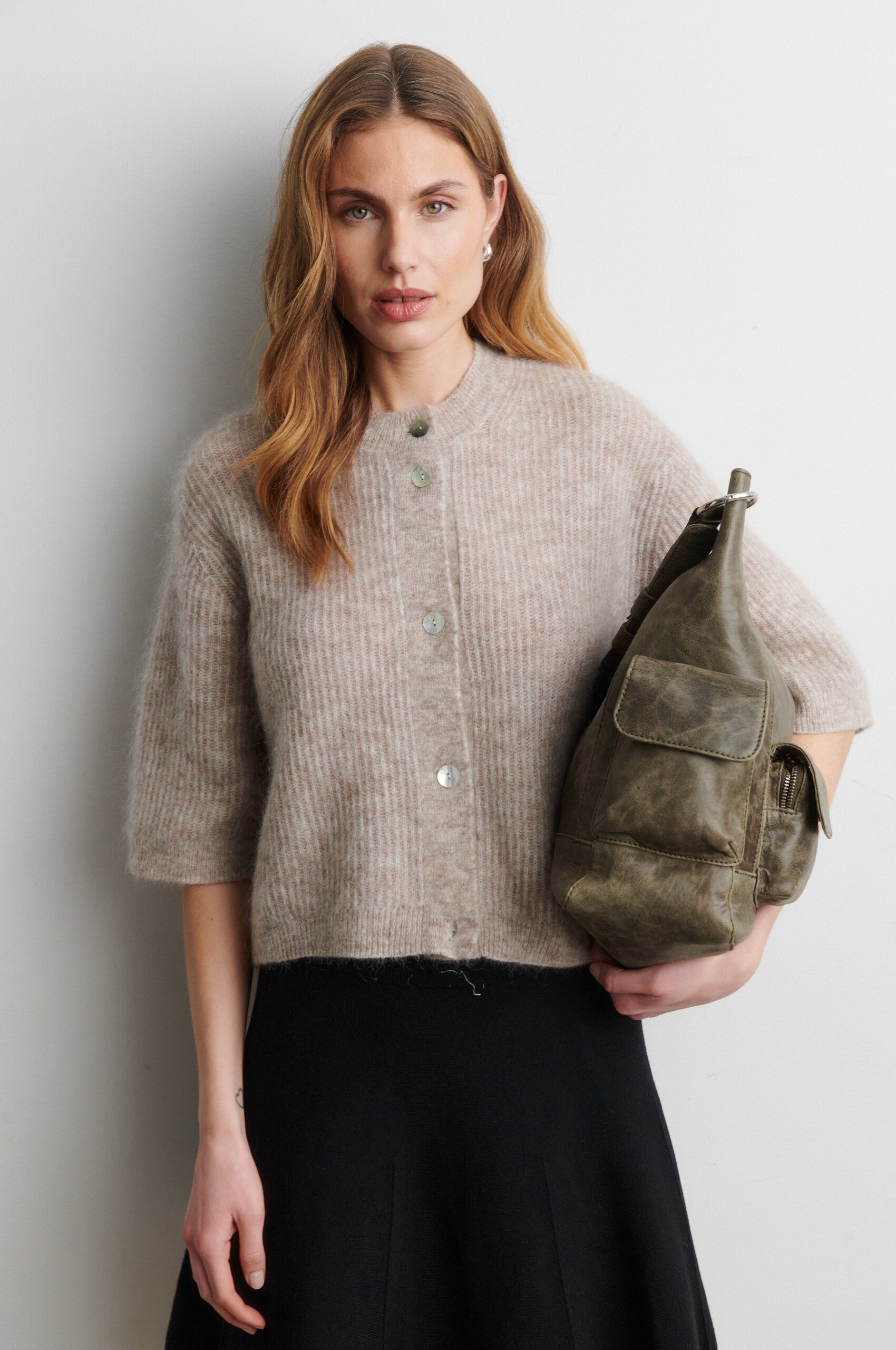 Andrea Knit Rib Cardigan