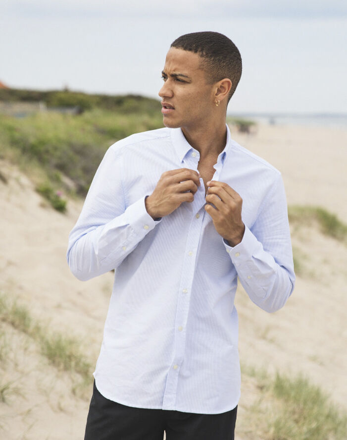 LIFE SHIRT - WHITE/LIGHTBLUE