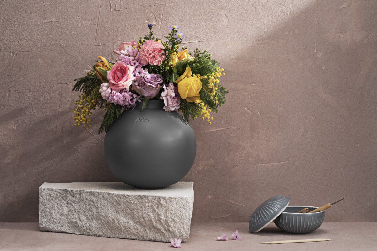 Globo Vase H20 cm gr&aring;