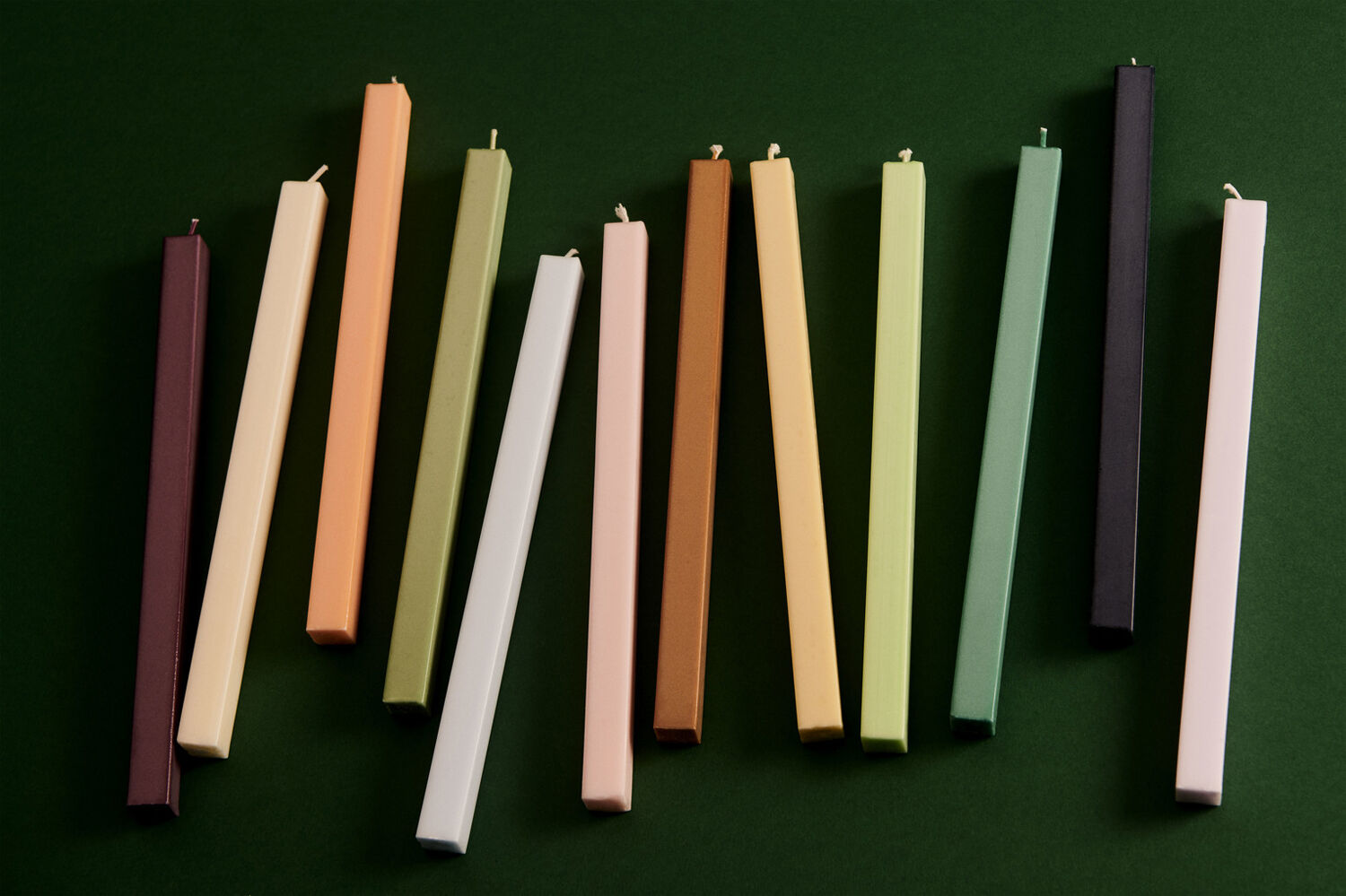 Square Candle -Set of 4