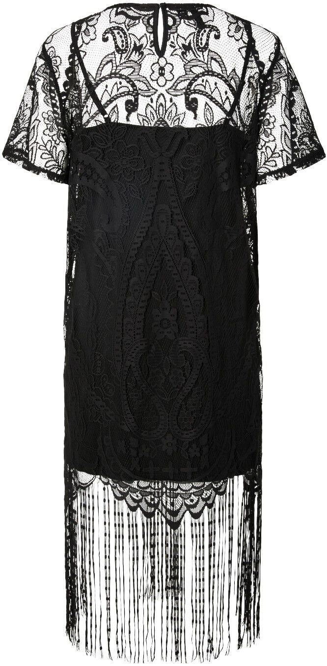 Pcclair Ss Short Lace Tassels Dress Kca