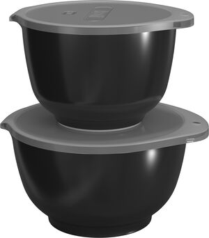 Røreskåle 2+3L m/låg Rost Black