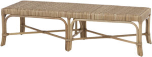Rattan Bench Natural 50x150cm