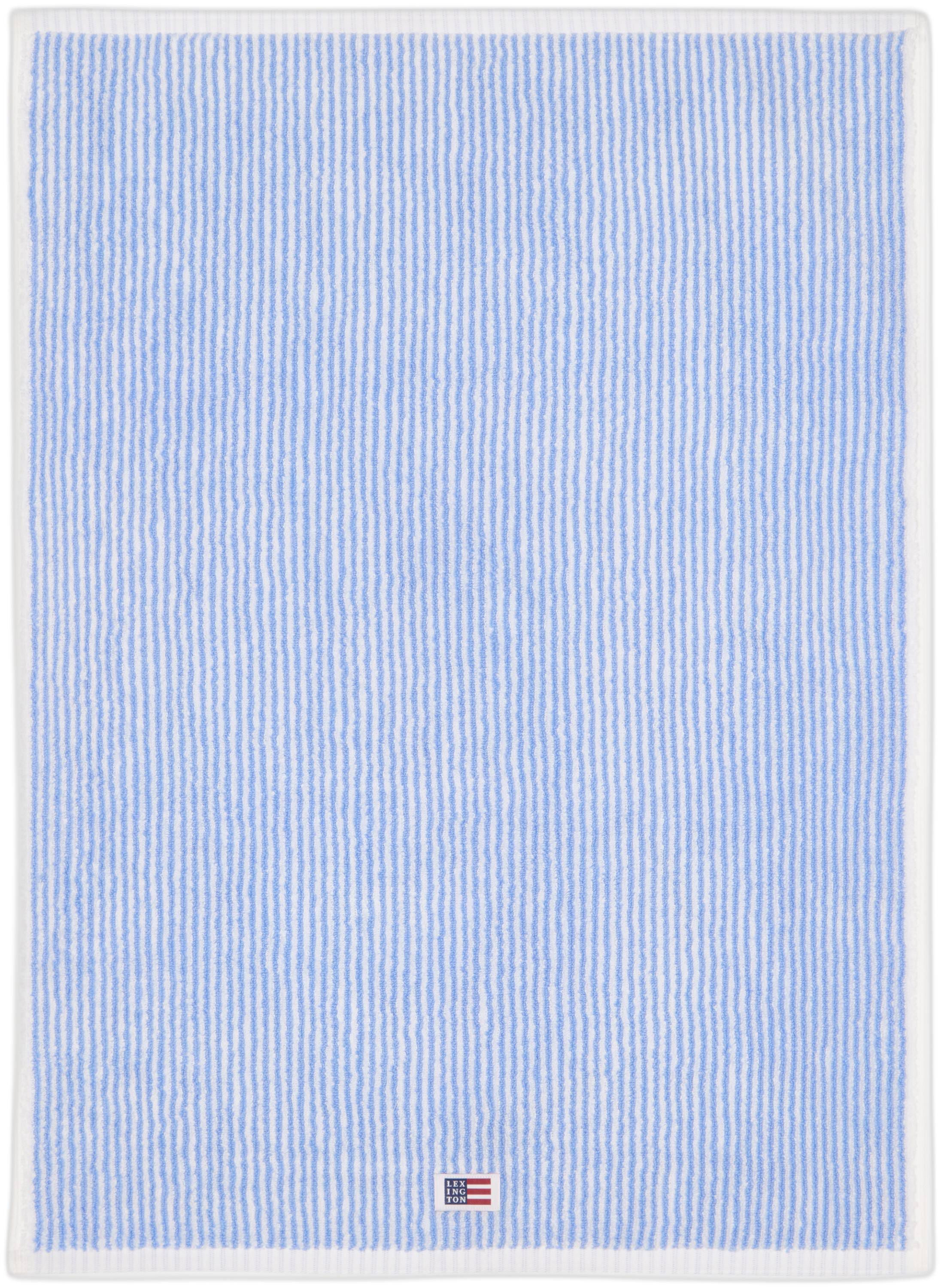 Original Towel White/Blue Striped