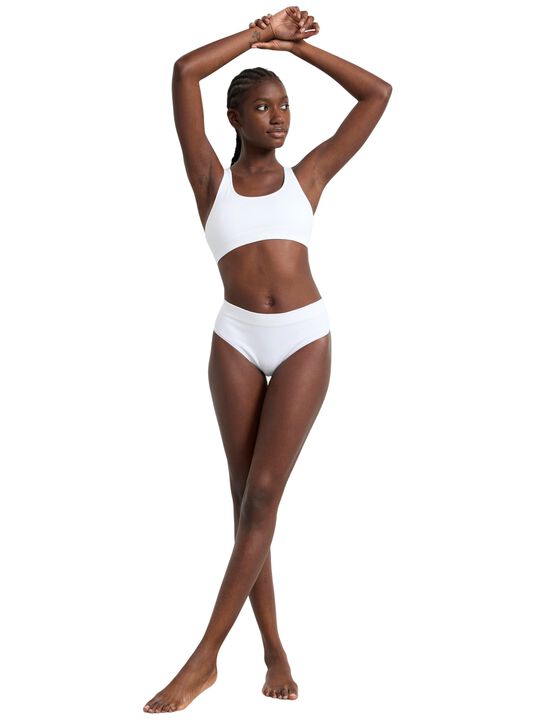 Ribbad mjuk bh utan sömmar