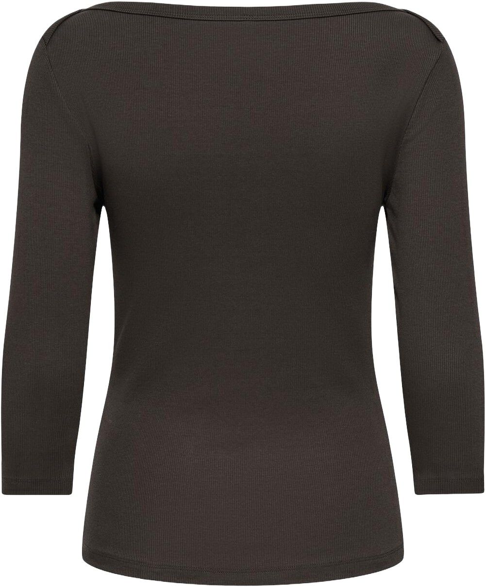 Onlkathline 3/4 Rib Boatneck Top Cs Jrs
