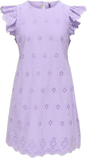 KOGLOU LIFE EMB SS OPEN BACK DRESS