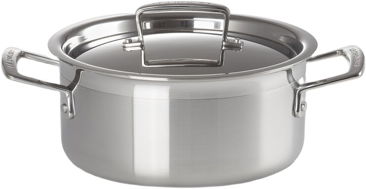 Lav gryde m. låg 3 l.