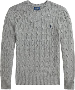Cable-Knit Wool-Cashmere Sweater