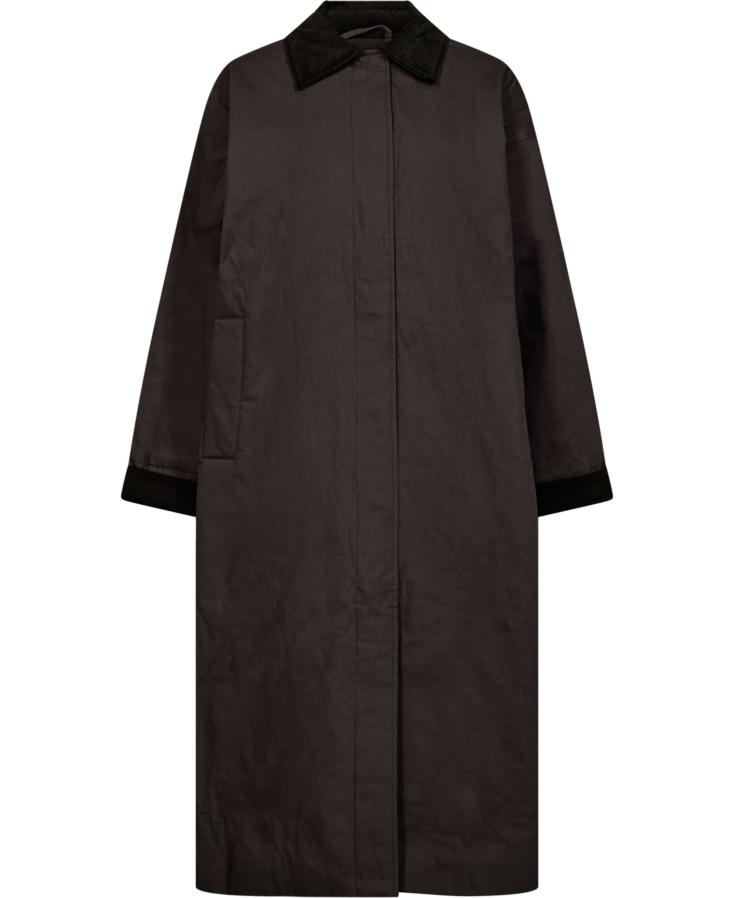 Emmy 1 coat with corduroy detail - GRS