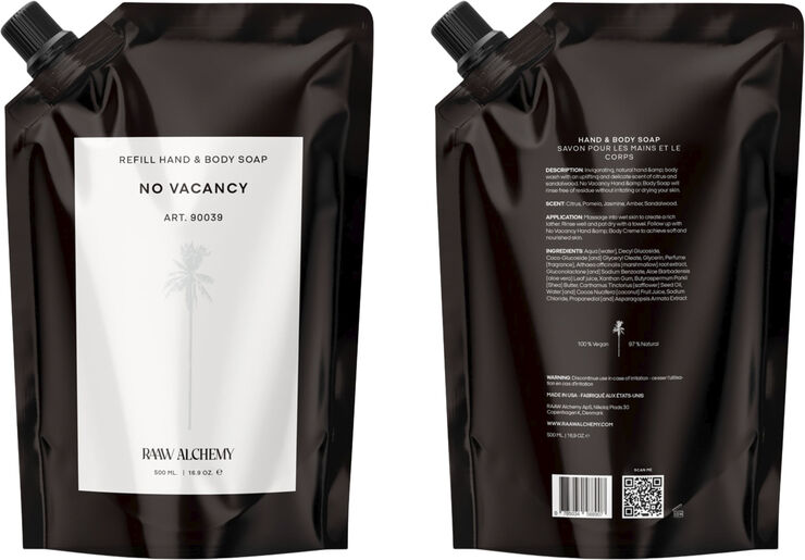 Hand & Body Soap, No Vacancy Refill