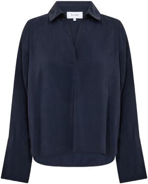 LR-OCTAVIA 1 Bluse Mørk blå