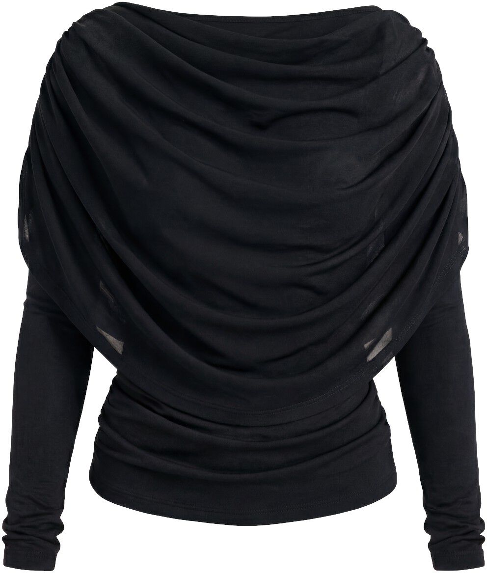 Objdina L/S Boatneck Cape Top E Tne 26