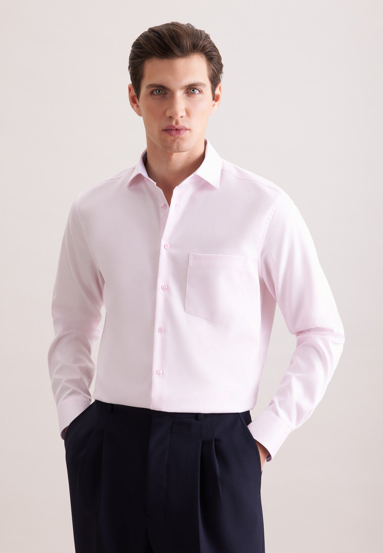 Business shirt Regular 1/1 Kent-Collar Structure