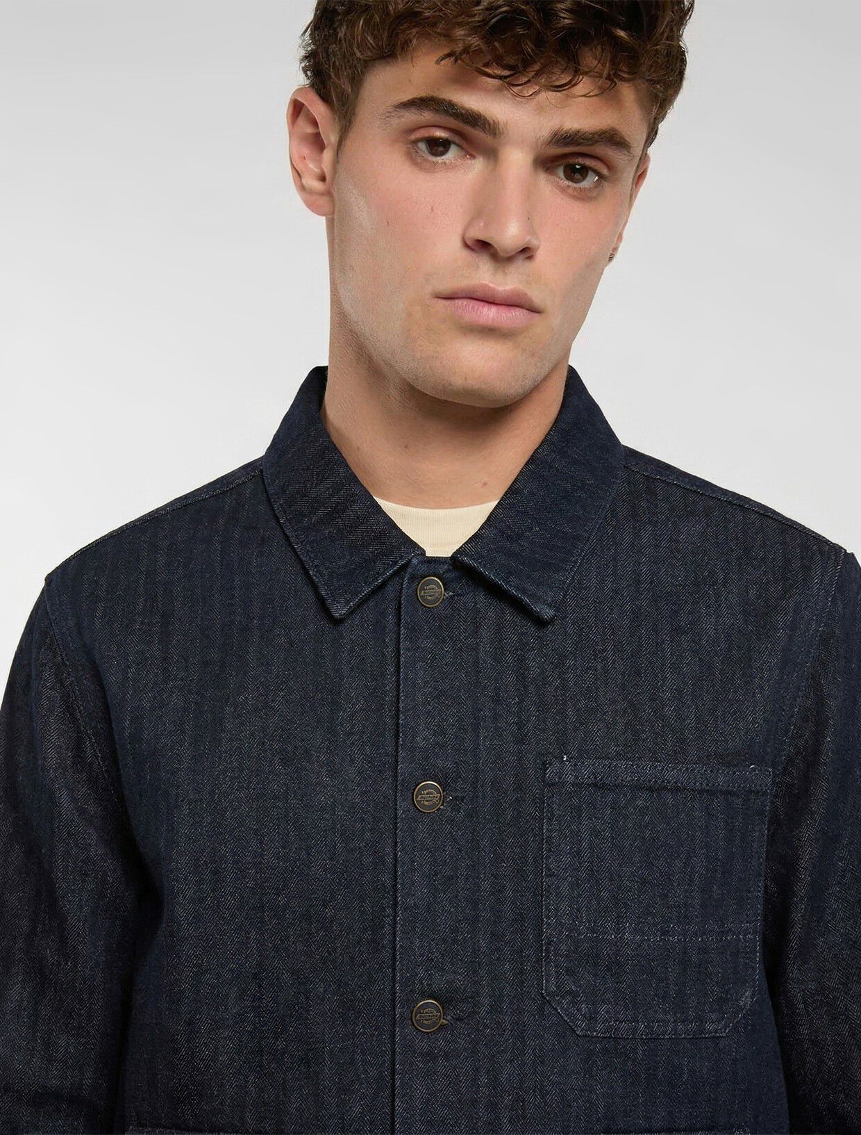 SELVEDGE HERRINGBONE BARN DENIM JACKET