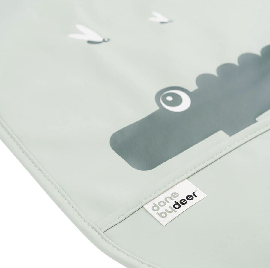 Hagesm&aelig;k m/Velcro 2 stk. Croco Gr&oslash;n