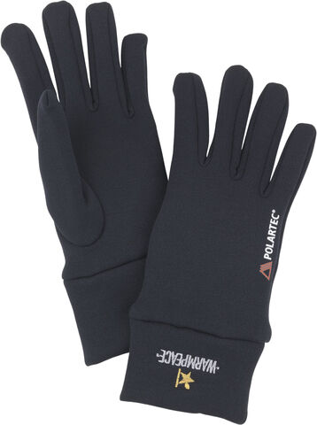 Warmpeace Gloves Powerstretch, Sort
