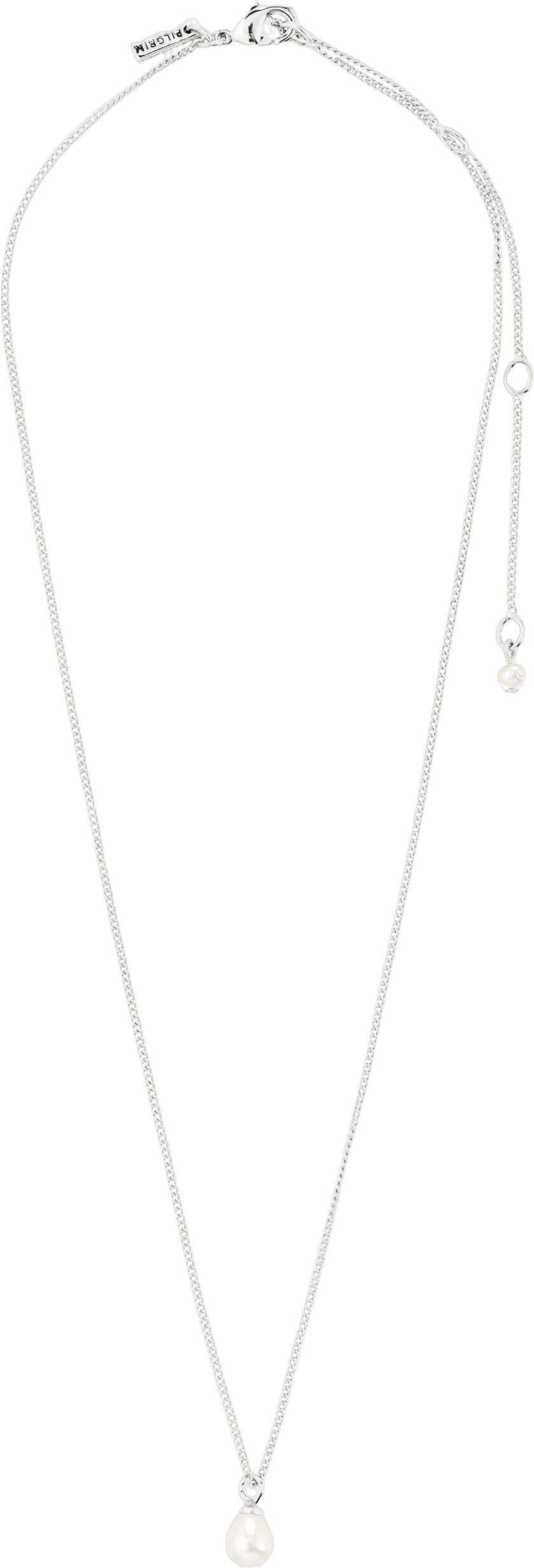 EVENA gift set, necklace & earstuds, silver-plated