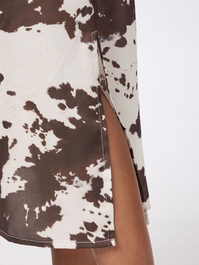 Kamran Cow Print Dress