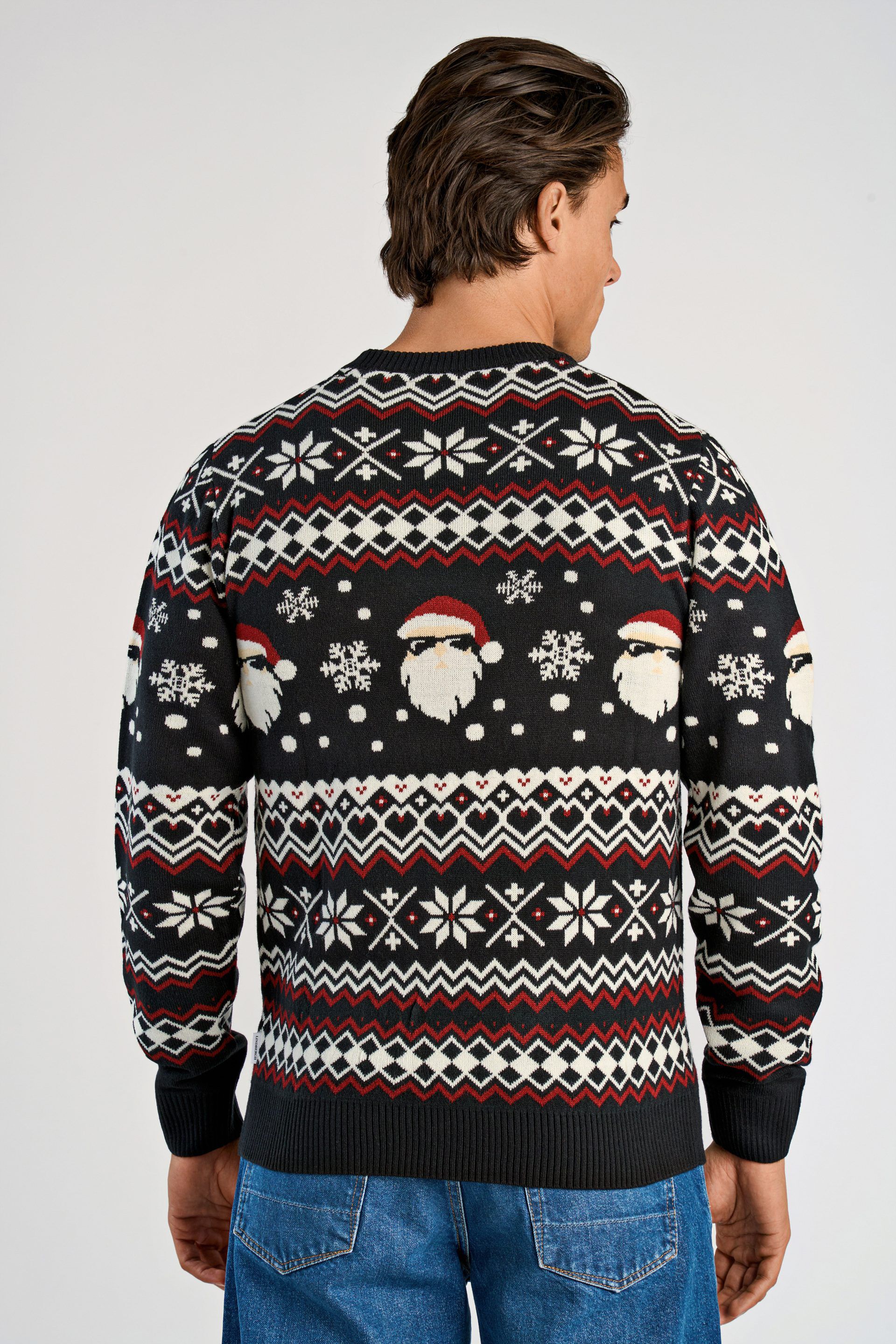 Lambswool half zip knit