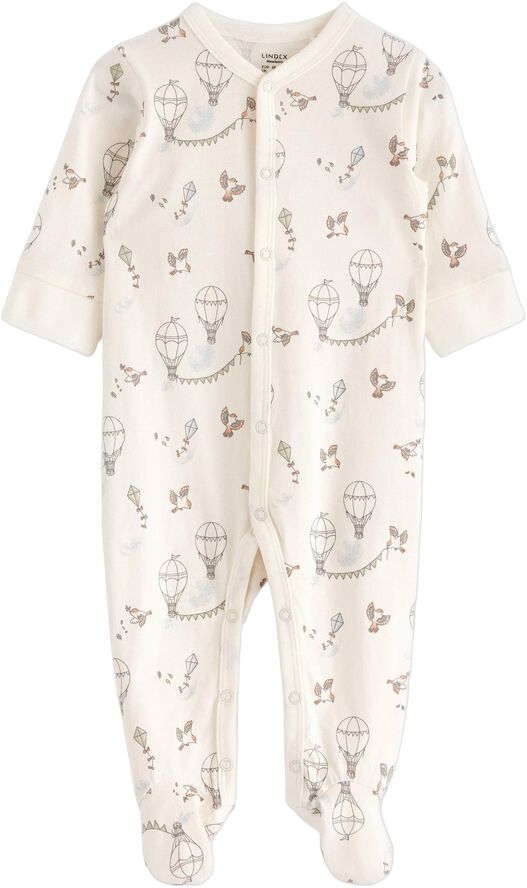 Jersey cotton pyjamas with feet, sn