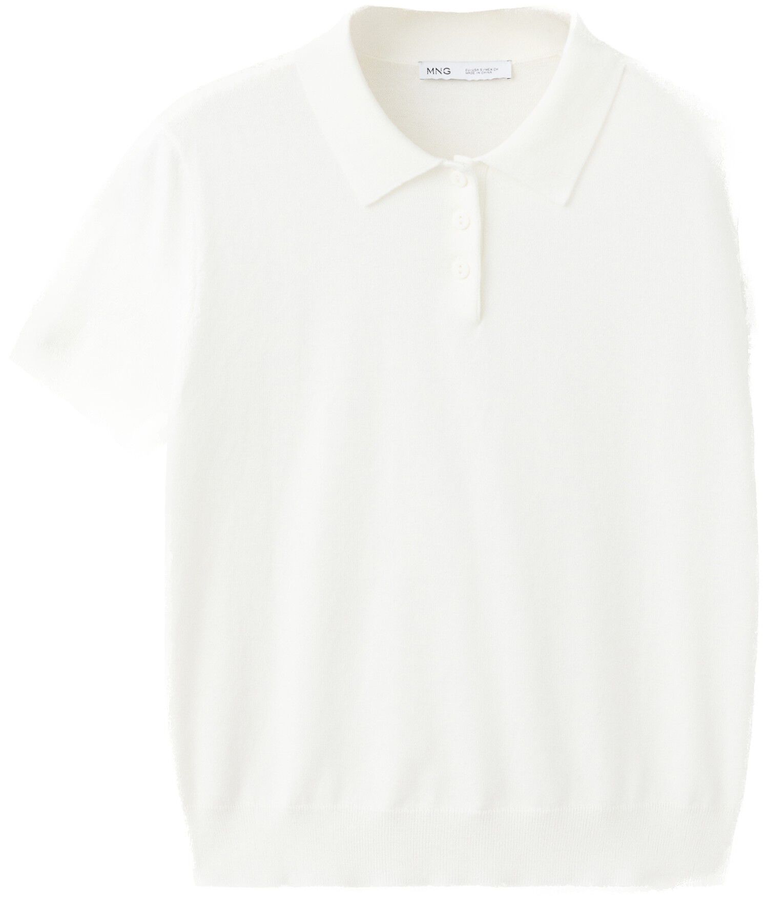 Cotton polo sweater