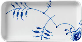 Blue Fluted Mega fat rektangul&auml;rt 24 cm