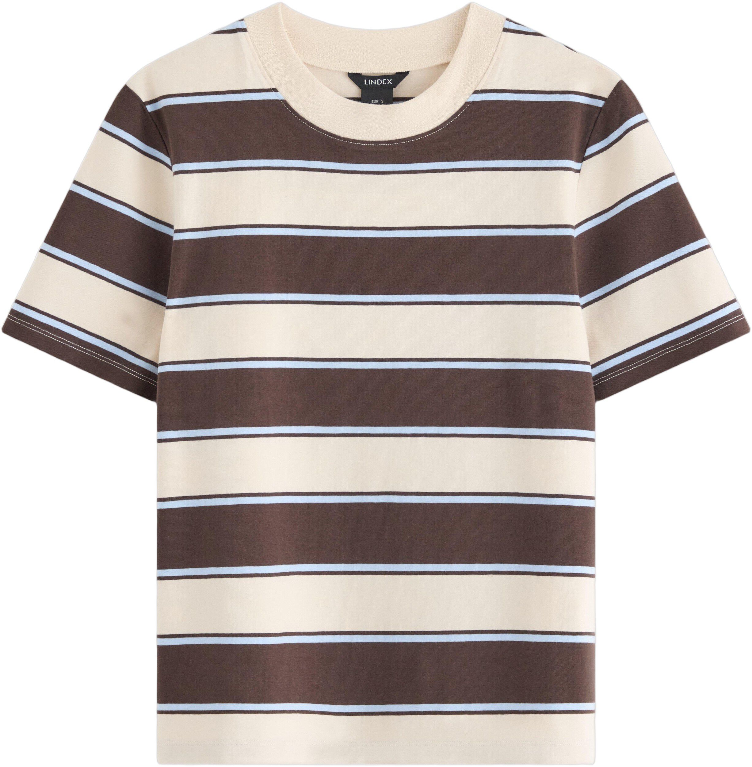 Striped t-shirt in soft cotton with