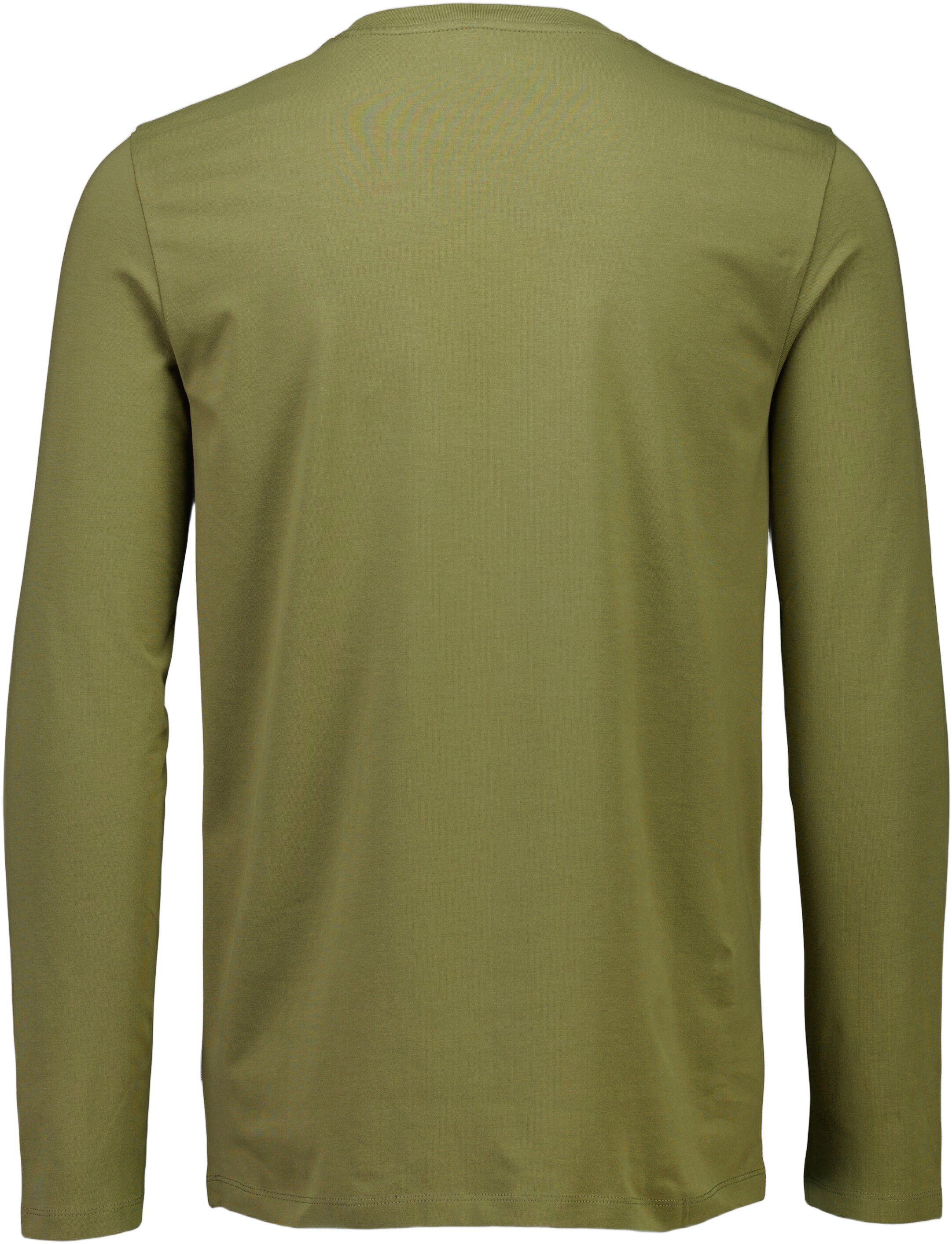 Basic o-neck stretch tee L/S