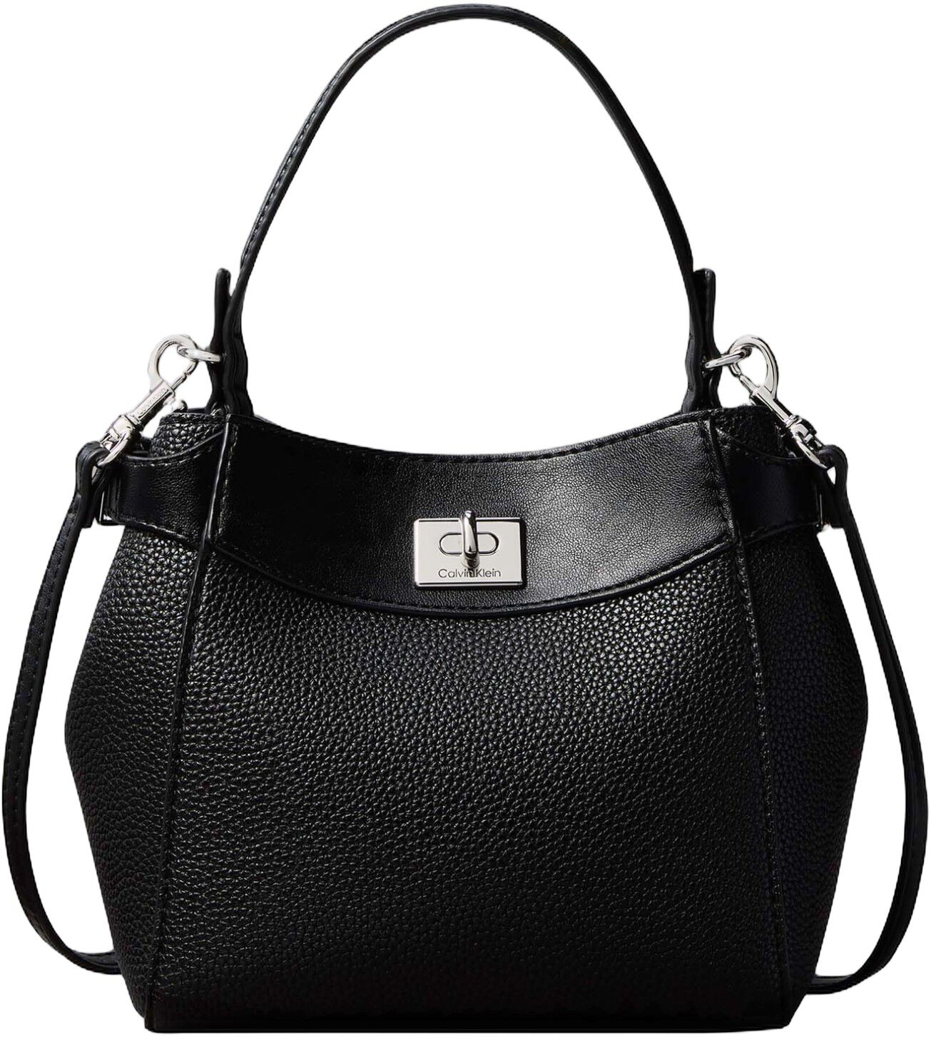 Logo Turn Lock Crossbody Bag