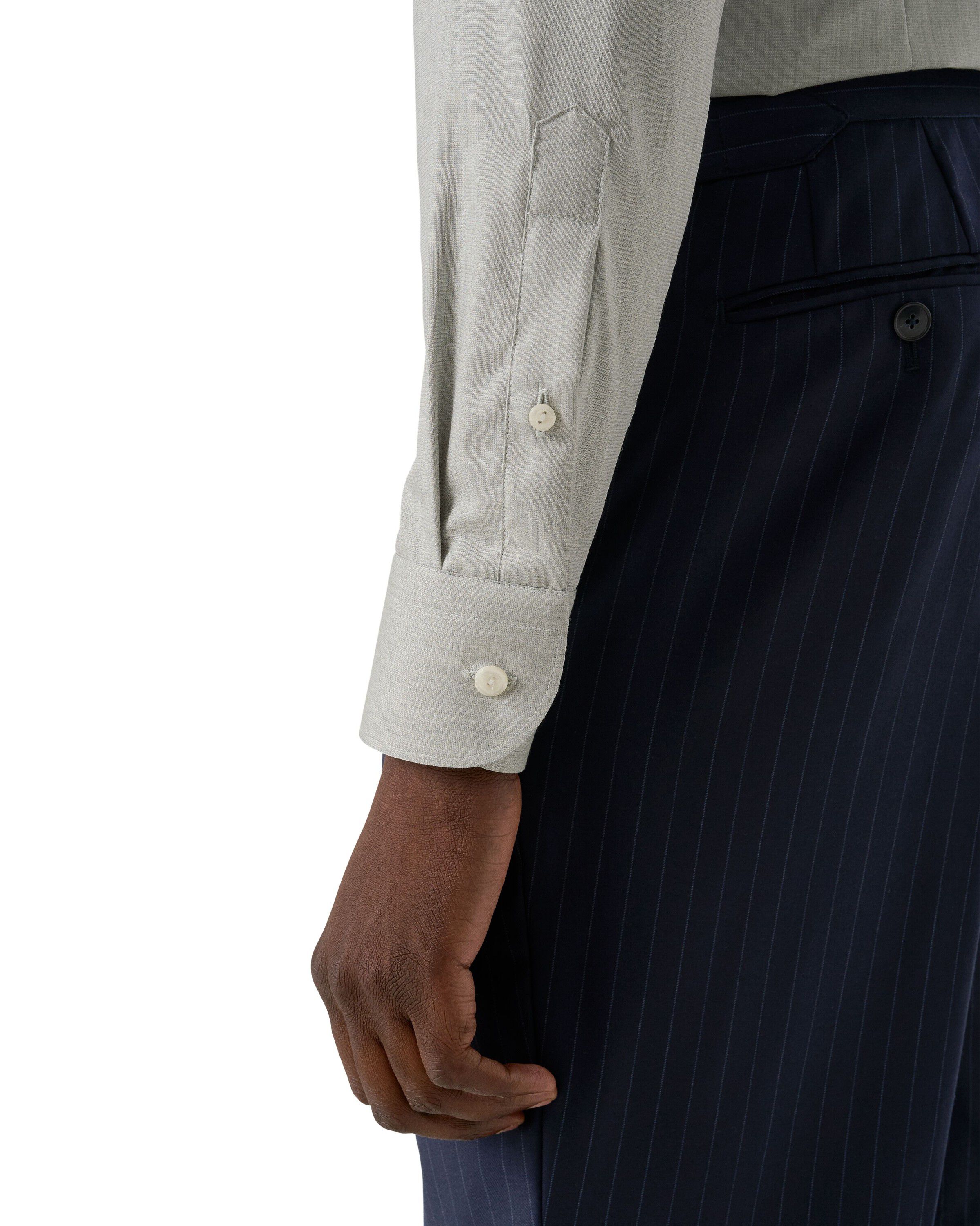 Slim Fit Solid Twill Shirt