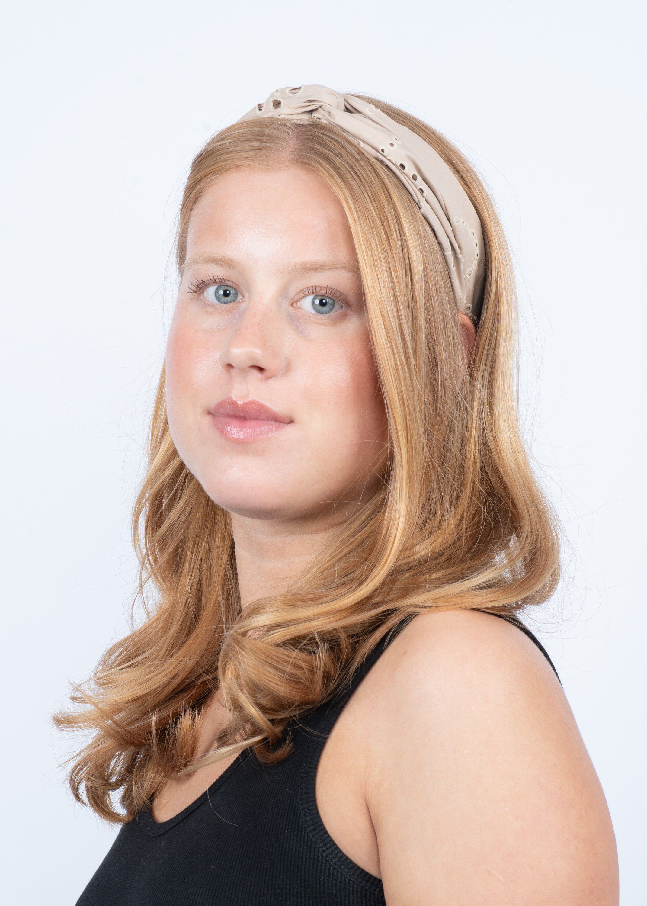Floral Broderie Twist Headband