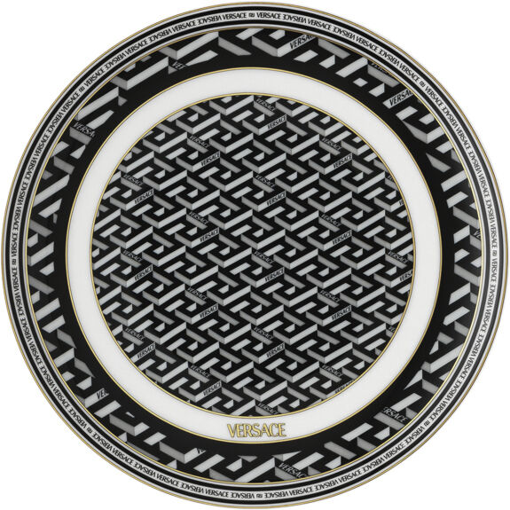 Plate 17cm, Signature Black, La Greca